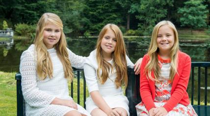 Princesses Amalia, Alexia and Ariane (left to right)