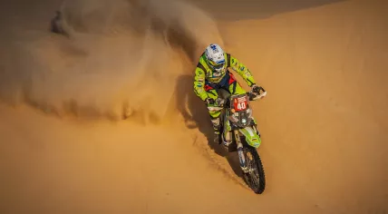 Edwin Straver at the Dakar Rally 2020, January 2020