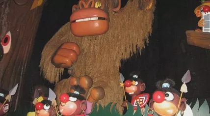 Africa scene in Efteling's Carnaval Festival attraction