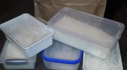 13.3 kilos of meth and 1.2 kilos of cocaine found in an apartment on  Kees Pijlstraat in Rotterdam, 30 Jan 2019