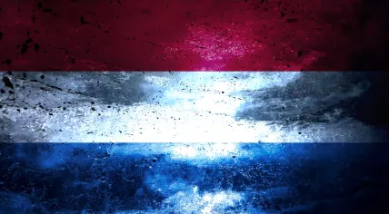 Gloomy Dutch flag