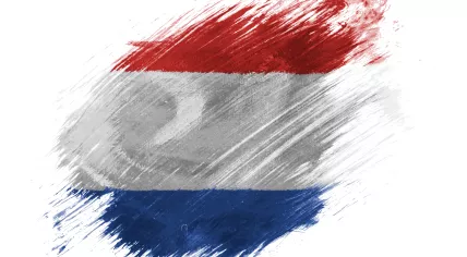 Artist's rendition of the Dutch flag
