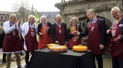 Pete Hoekstra with Mirjam Salet in Gouda
