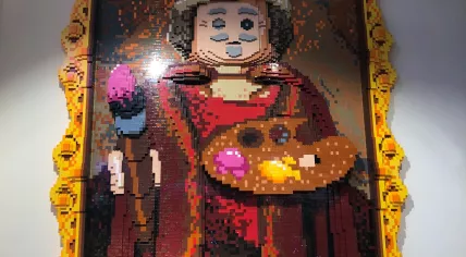 Inside the LEGO flagship store in Amsterdam, 29 November 2019