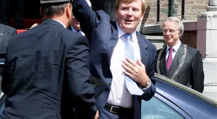 King Willem-Alexander with Jozias van Aartsen. 22 June 2010