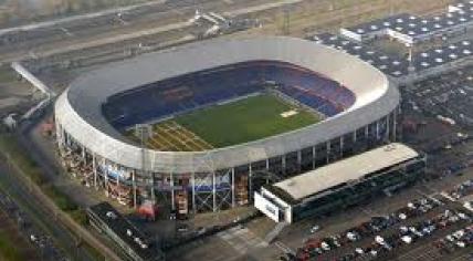 Bird's-eye view of De Kuip in Rotterdam. May 17, 2005