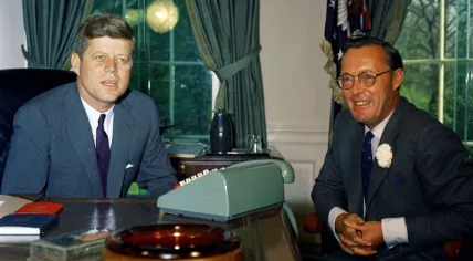 President Kennedy and Prince Bernhard