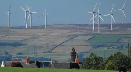 Scout Moor Wind Farm in England