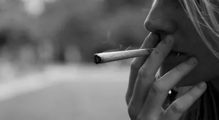 Smoking weed