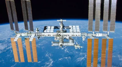 The International Space Station on 20 June 2021