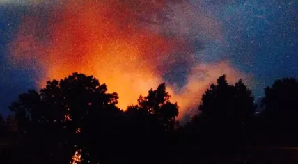 Farm fire