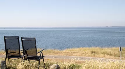 Beach chairs, Eastern Scheldt, Ouwerkerk, Schouwen-duiveland, Zeeland