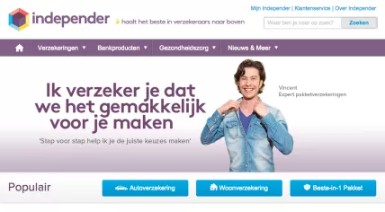 Screenshot: independer.nl