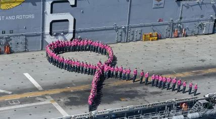 1280px-Flickr_-_Official_U.S._Navy_Imagery_-_Sailors_stand_in_a_pink_ribbon_formation_at_sea.