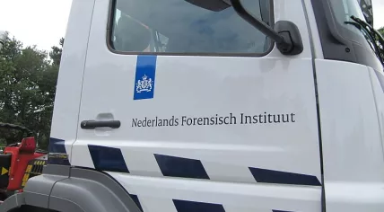 Nederlands Forensisch Instituut (NFI) truck at Parkpop, 24 June 2012.
