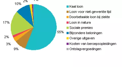 CBS Labour Cost Pie Chart