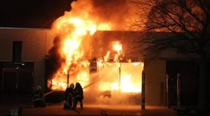 Uden school fire