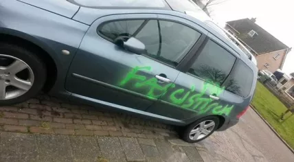 PVV fascism graffiti
