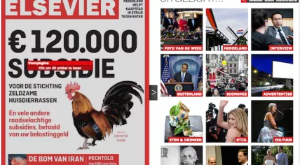 Cover of Elsevier's weekly magazine (Schreenshot: http://weekblad.elsevier.nl)
