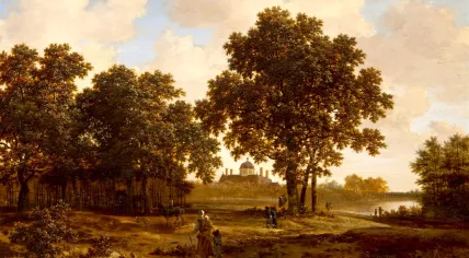 Het Haagse Bos met gezicht op Paleis Huis ten Bosch
