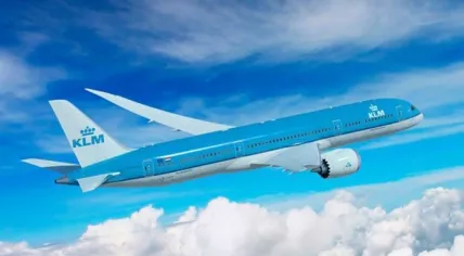 KLM boeing 787