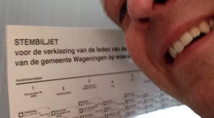 Pechtold D66 stemfie