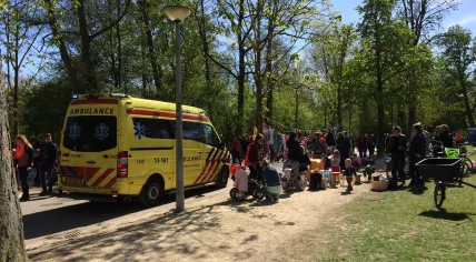 Ambulance King's Day Vondelpark Amsterdam