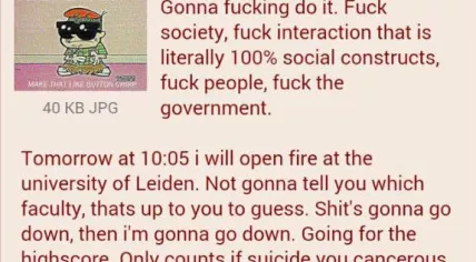 Leiden univ threat