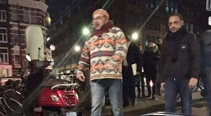 Moroccan King Mohammed VI in Amsterdam