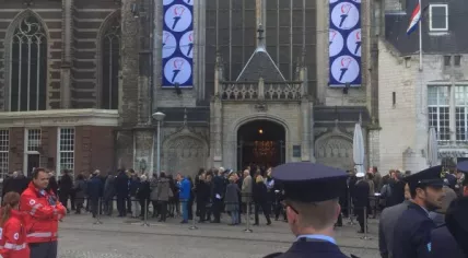 National Remembrance Day commemoration on Amsterdam's Dam Square, 4 May 2016