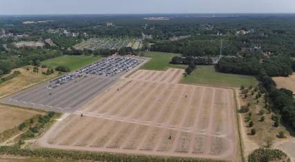 The KLM parking area at Efteling