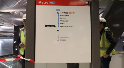 Noord-Zuidlijn route