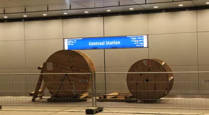 Noord-Zuidlijn construction
