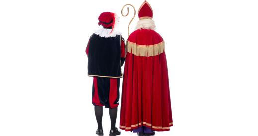 Sinterklaas and a Piet