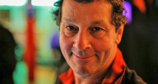 Mike Manicardi, the founder of Amsterdam's Badhuistheater, an independent and international theater on the city's east side