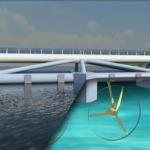 Floating bridge by Tidal Bridge that will generate power for Indonesian islands Flores and Adonara