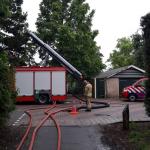 Fire department helps deal with flooding in Mellisant, Zuid-Holland, 12 Jul 2017