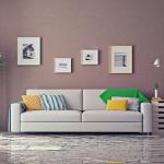 Flooded living room