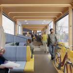 Rendering of NS plans for new train interiors 