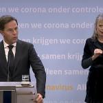Mark Rutte at a press conference on 3 November 2020