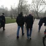 People filled up the Oosterpark in Amsterdam over New Year's weekend while the country was still in a hard lockdown due to the coronavirus pandemic. 2 January 2020