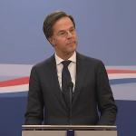 Mark Rutte announcing the early end of his third Cabinet governing the Netherlands. 15 Jan. 2021