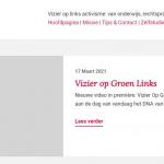 Screenshot of the Vizier Op Links website, 22 March 2021