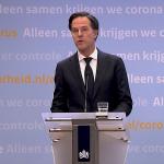 Mark Rutte during a press conference on 23 March 2021