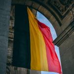 The Belgian flag