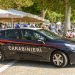 Police car in Garda, Italy