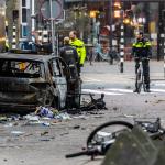 Damages after 2G protest in Rotterdm