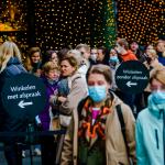 Shoppers in center of Rotterdam. A hard lockdown will likely soon be announecd. With this step the government hopes to slow the rapid spread of the Omicron variant