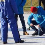 First marathon on natural ice in Noordlaren