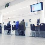 People working with tax office administrators at a Belastingdienst location in the Netherlands. 16 Jan. 2013